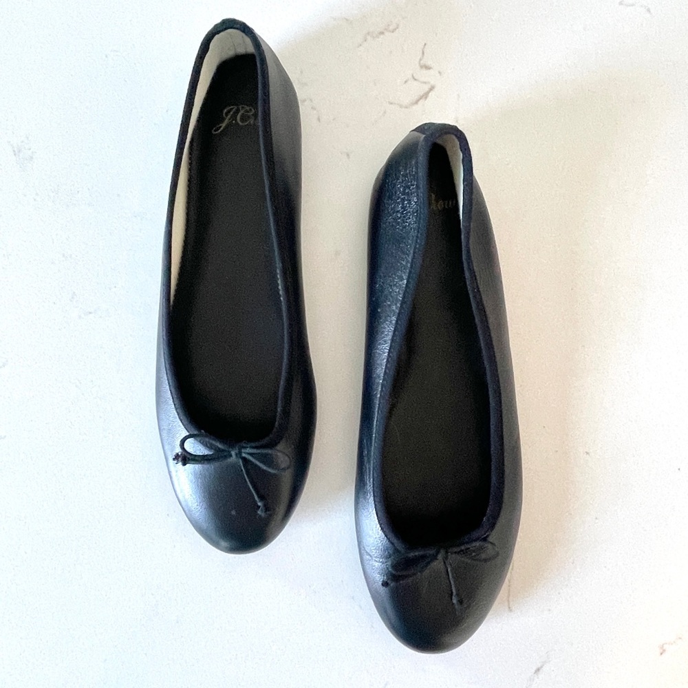J Crew Classic Black Ballet Flats Size 9